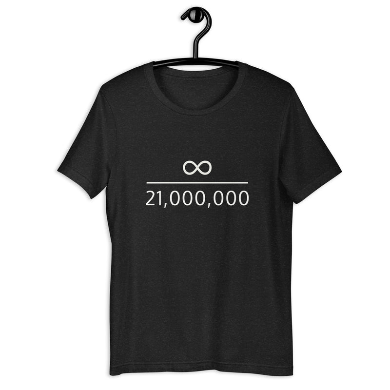 Infinity divided by 21 Mio Bitcoin Women’s Basic Organic T-Shirt