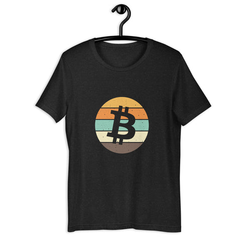 Bitcoin Retro Basic Bio-T-Shirt für Frauen