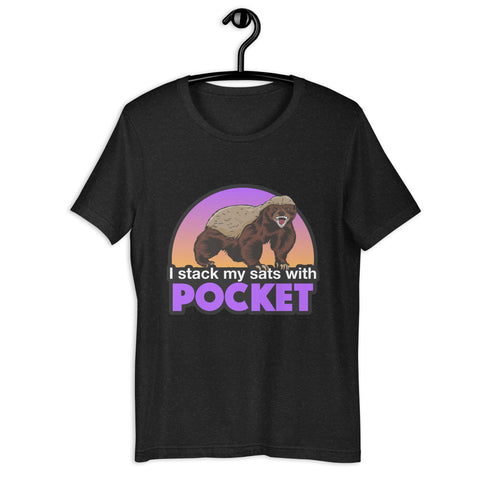 Pocket Bitcoin Honeybadger Women’s Basic Organic T-Shirt