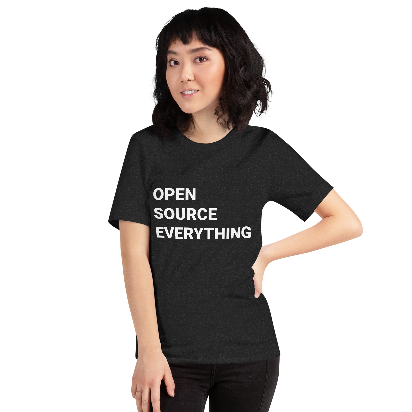 Open Source Everything Women’s Basic Organic | Bitcoin T-Shirt