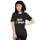 Happy Birthday Bitcoin Women’s Basic Organic T-Shirt