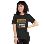 Bitcoin Warning Women’s Basic Organic T-Shirt