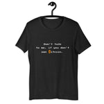 Bitcoin Talk Basic Bio-T-Shirt für Frauen