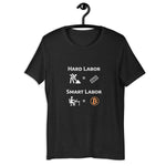 Bitcoin Hard Smart Labor Women’s Basic Organic T-Shirt