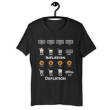 Bitcoin Inflation Deflation Women’s Basic Organic T-Shirt