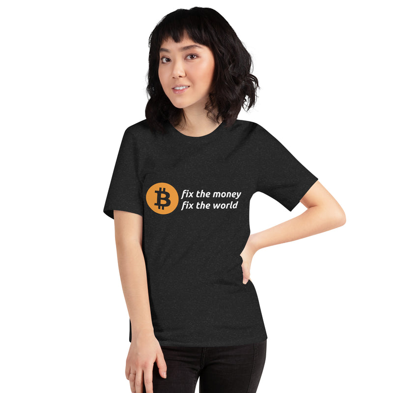 Bitcoin Fix the Money Women’s Basic Organic T-Shirt