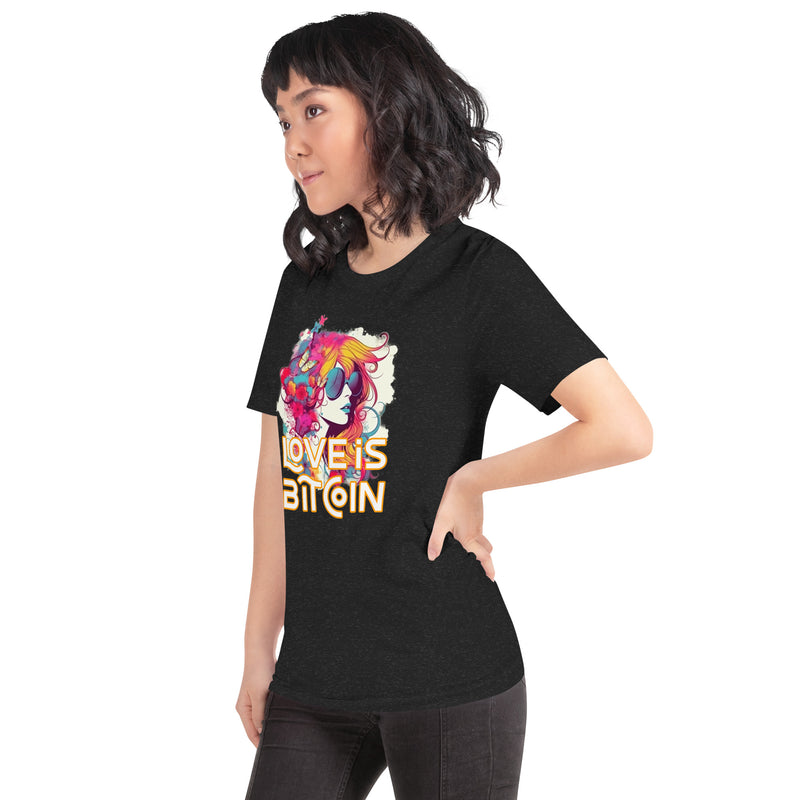 Love is Bitcoin Women’s Basic Organic T-Shirt
