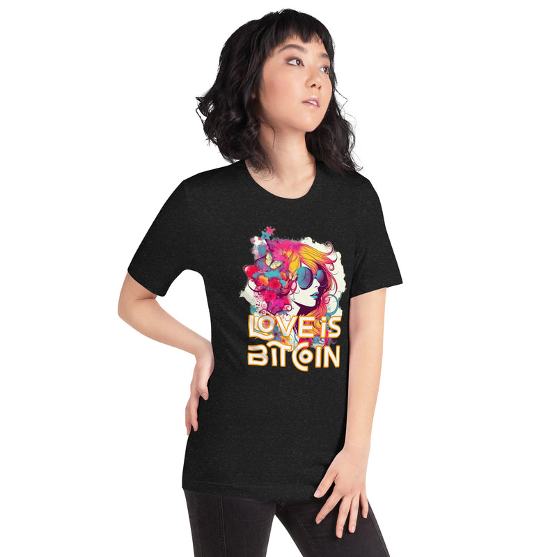 Love is Bitcoin Women’s Basic Organic T-Shirt