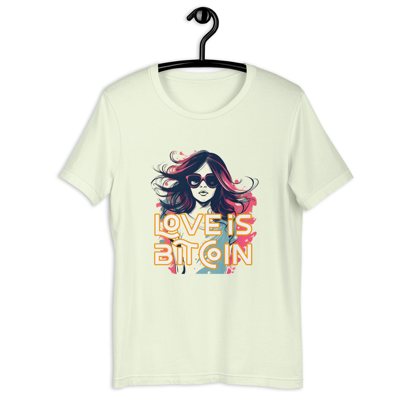Love is Bitcoin Women’s Basic Organic T-Shirt