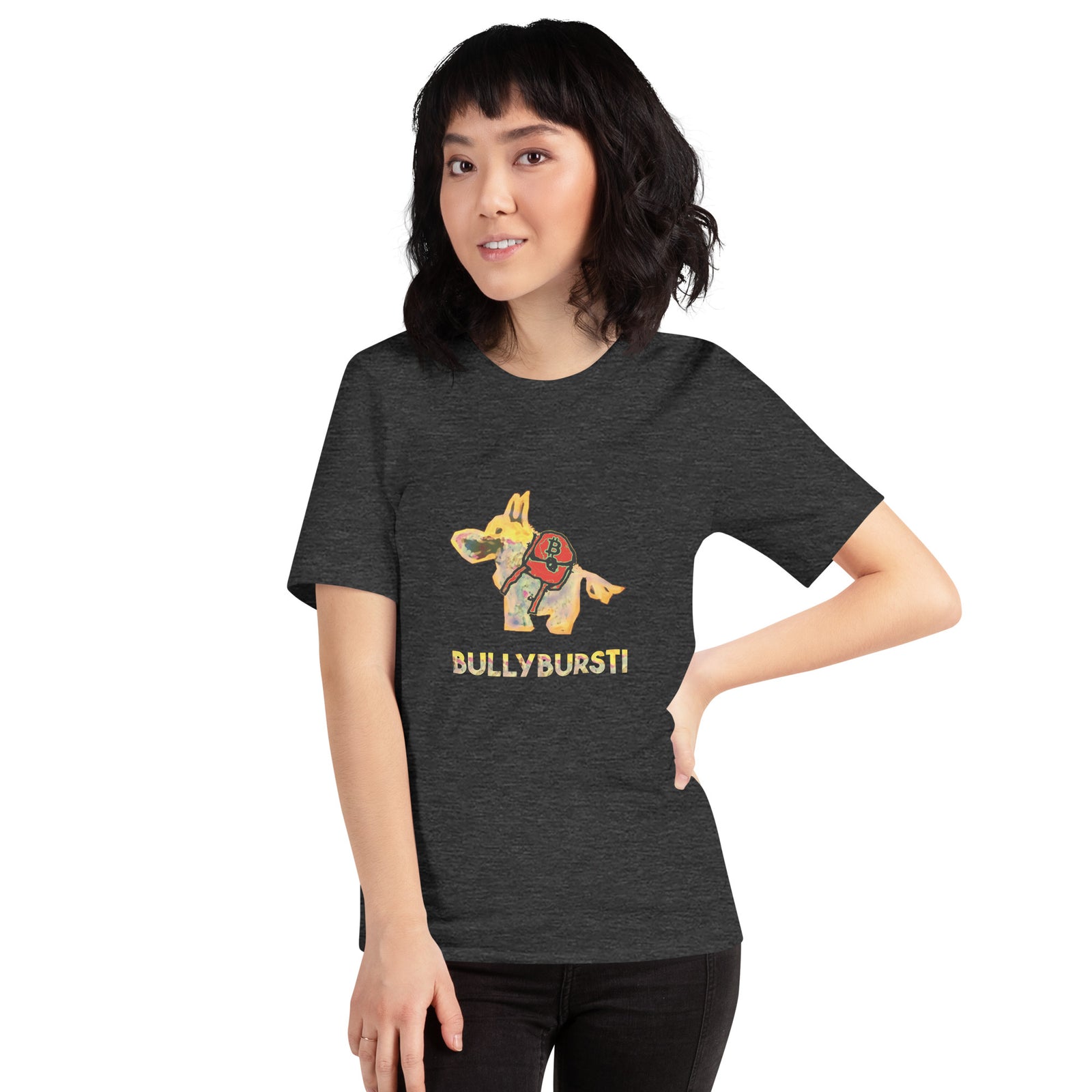 Bullybursti Women’s Basic Organic | Bitcoin T-Shirt