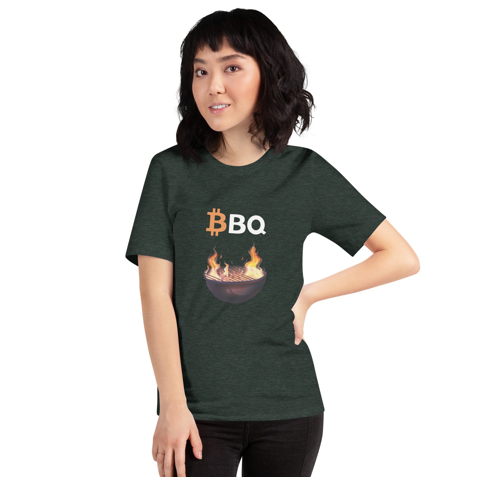 Bitcoin BBQ Women’s Basic Organic T-Shirt