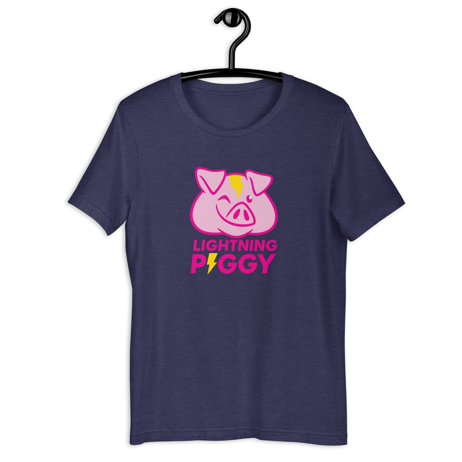 Lightning Piggy Women's Organic Cotton | Bitcoin T-Shirt