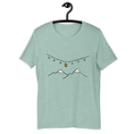 Bitcoin Christmas Mountains Women’s Basic Organic T-Shirt