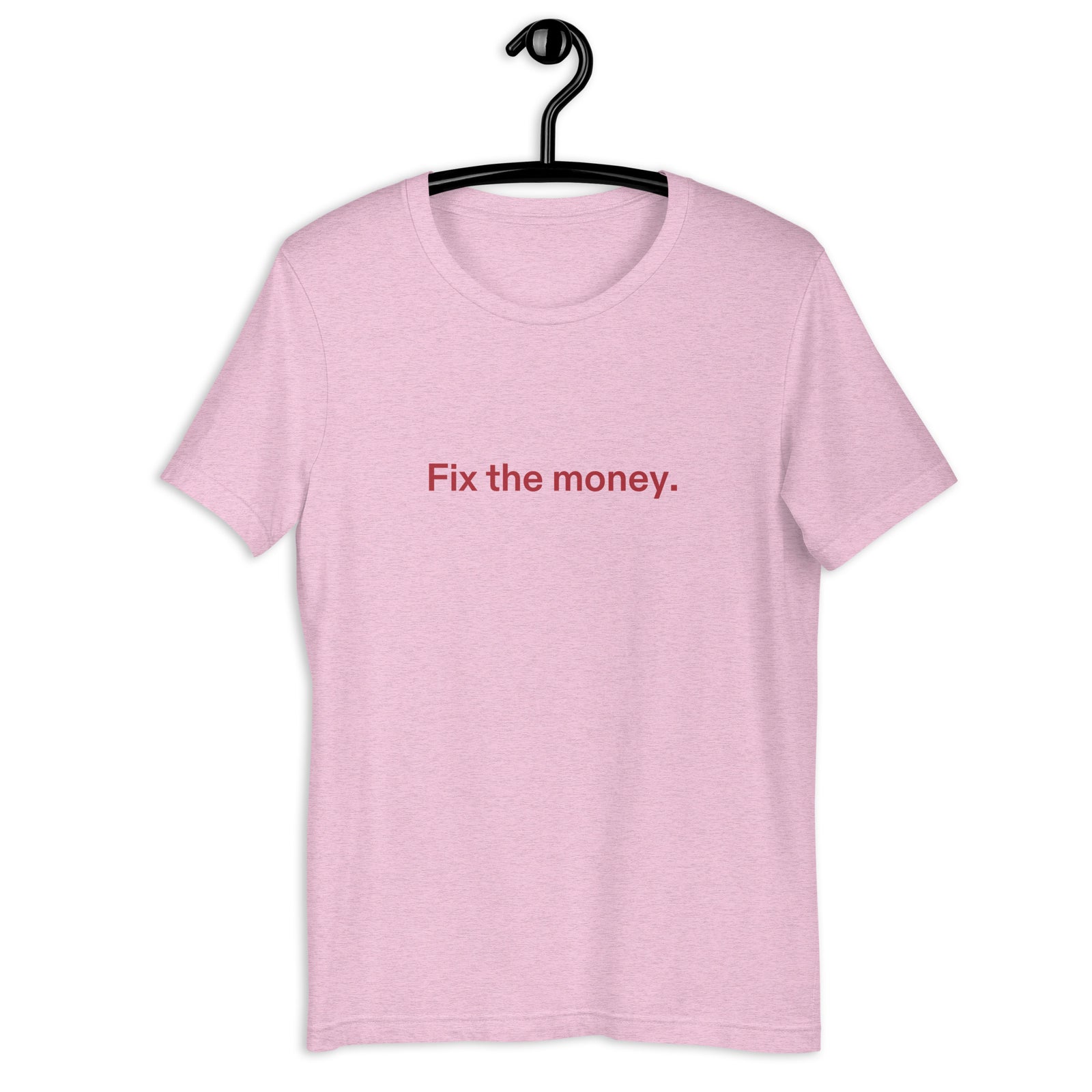 Fix the money. Women’s Basic Organic | Bitcoin T-Shirt