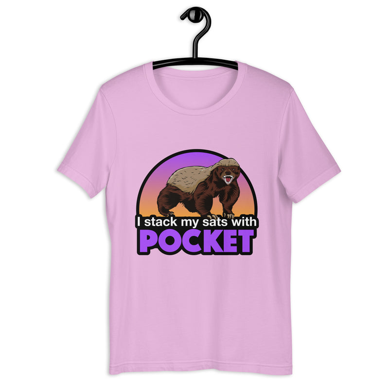 Pocket Bitcoin Honeybadger Women’s Basic Organic T-Shirt