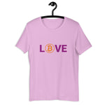 Bitcoin LOVE Basic Bio-T-Shirt für Frauen