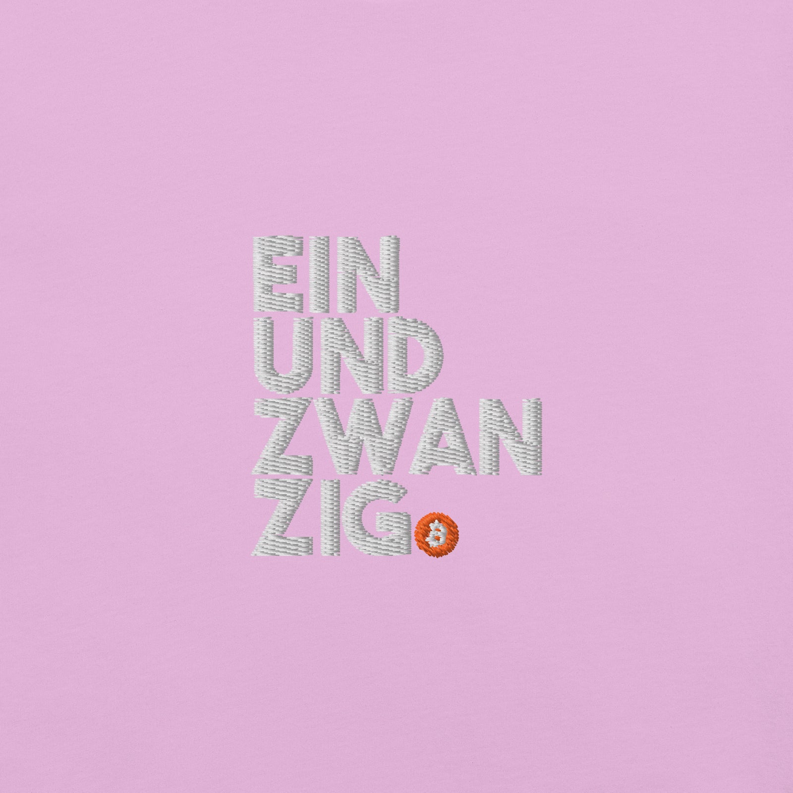 Einundzwanzig Embroidered Women’s Basic Organic | Bitcoin T-Shirt