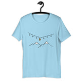 Bitcoin Christmas Mountains Women’s Basic Organic T-Shirt