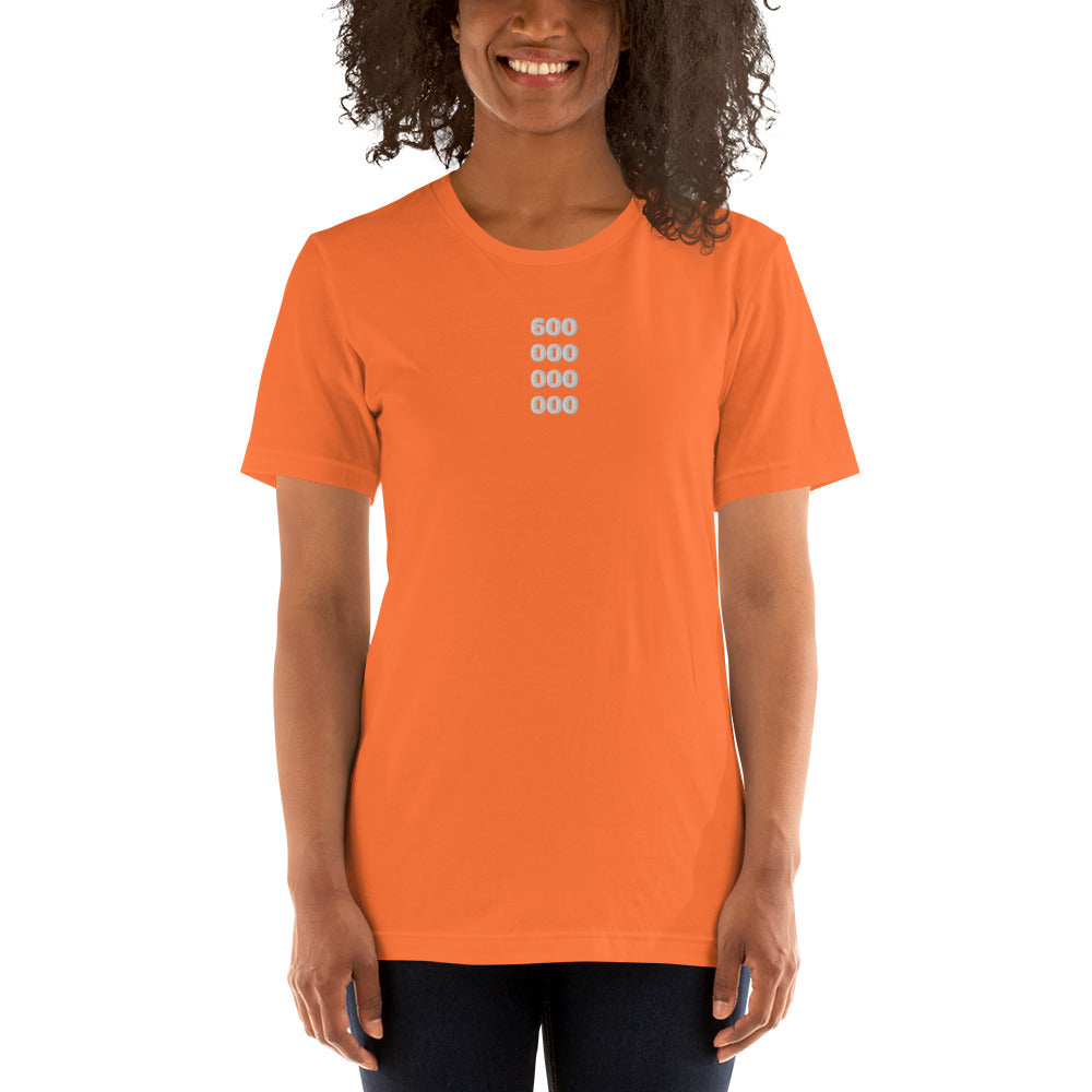 600 000 000 000 Embroidered Women's | Bitcoin Shirt
