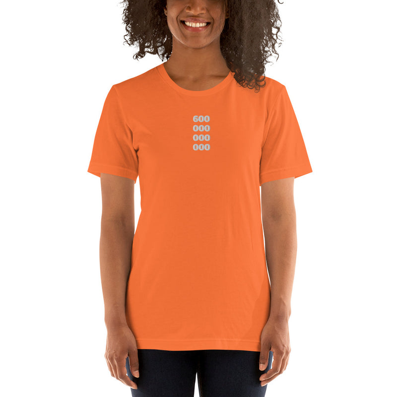 600 000 000 000 Embroidered Women's | Bitcoin Shirt
