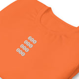600 000 000 000 Embroidered Men's T-Shirt