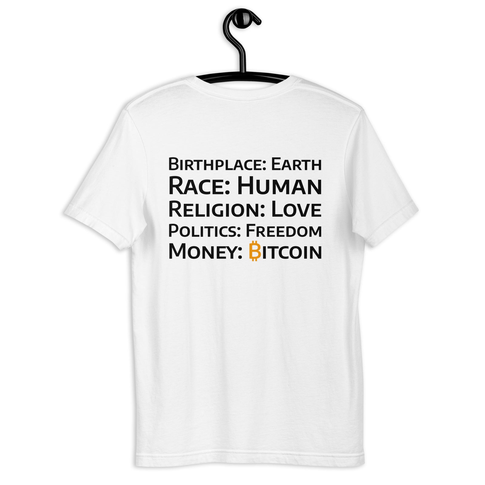 Bitcoin New Era - Women’s Basic Organic T-Shirt - back print