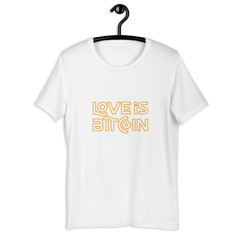 Love is Bitcoin Women’s Basic Organic T-Shirt