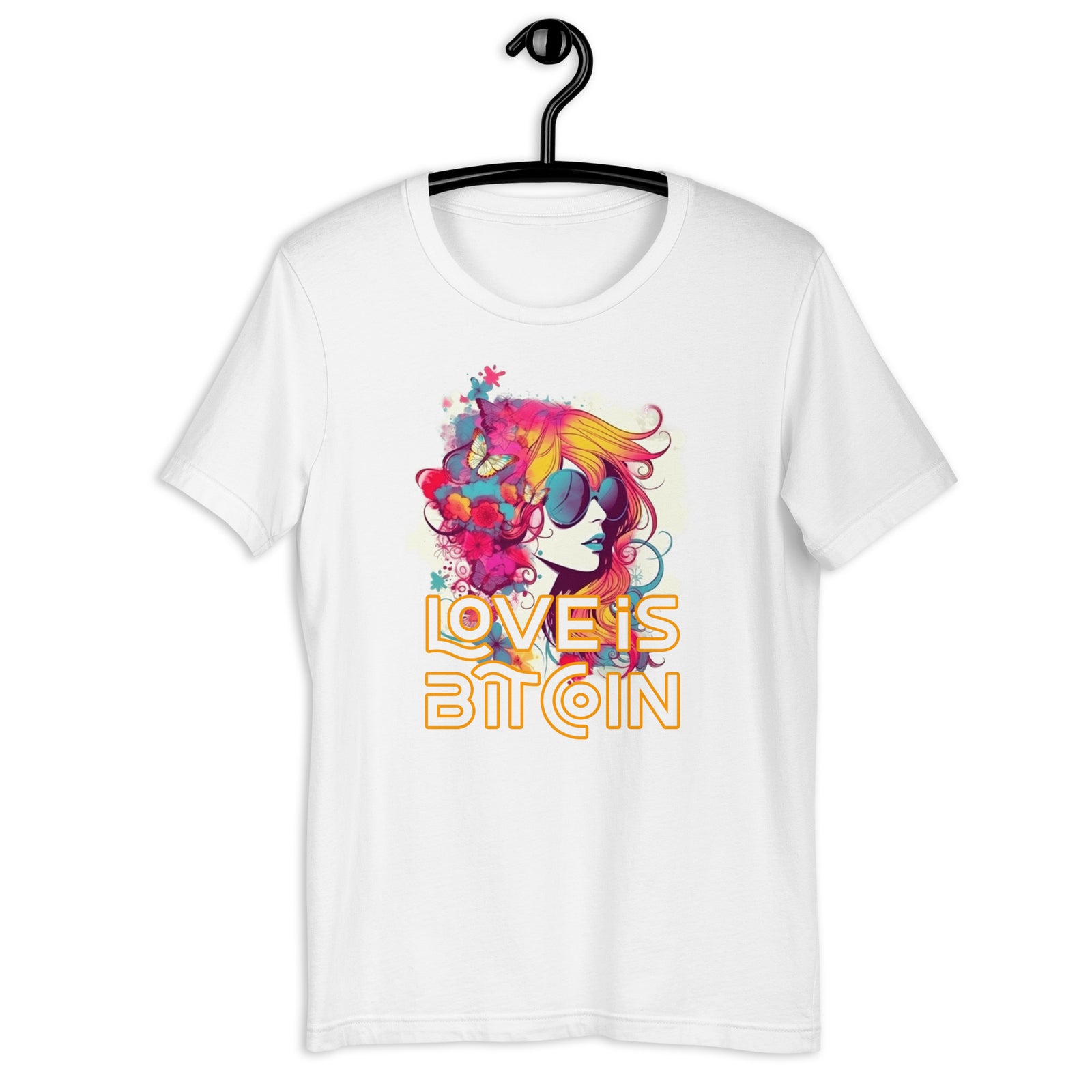 Love is Bitcoin Women’s Basic Organic T-Shirt