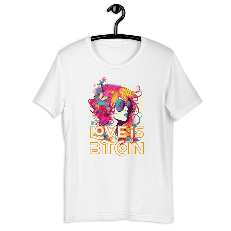 Love is Bitcoin Women’s Basic Organic T-Shirt