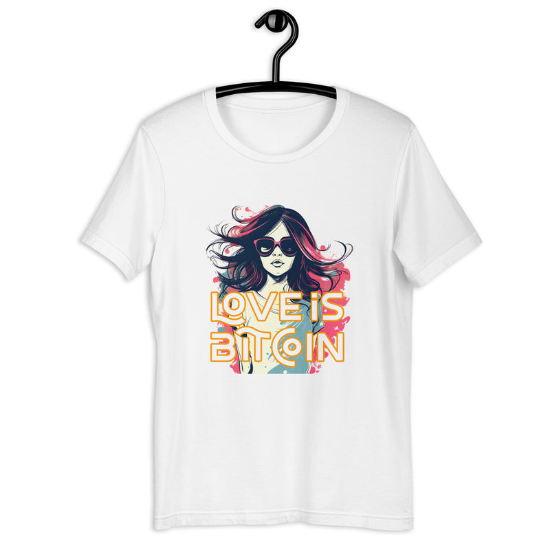 Love is Bitcoin Women’s Basic Organic T-Shirt