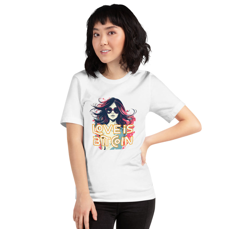 Love is Bitcoin Women’s Basic Organic T-Shirt