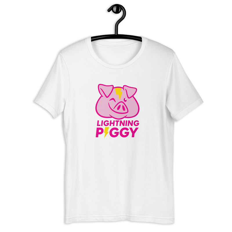 Lightning Piggy Women's Organic Cotton | Bitcoin T-Shirt