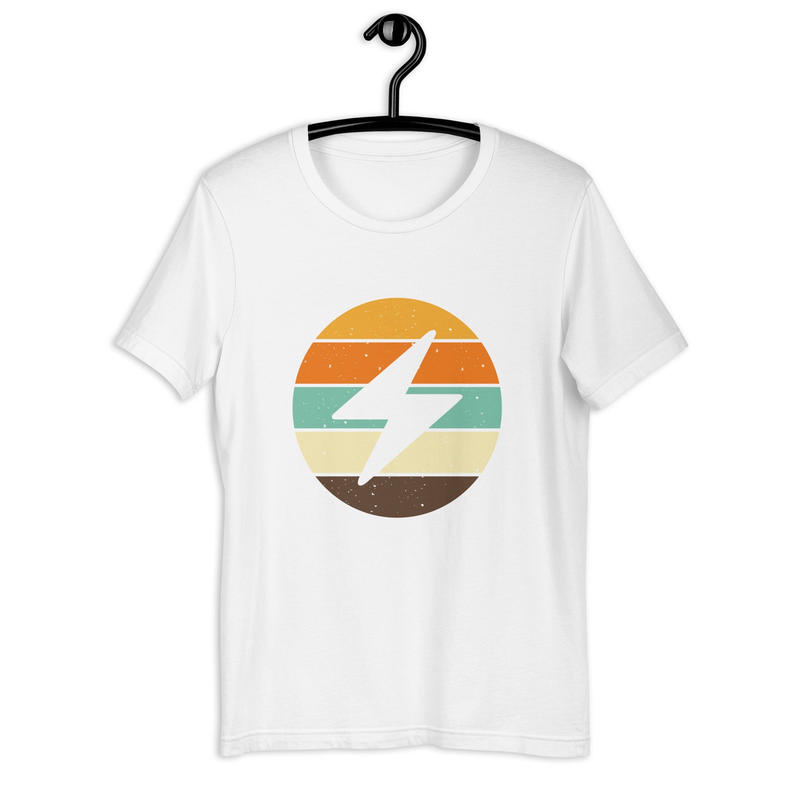 Bitcoin Lightning Retro Women's Basic Organic T-Shirt
