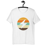 Bitcoin Lightning Retro Women's Basic Organic T-Shirt