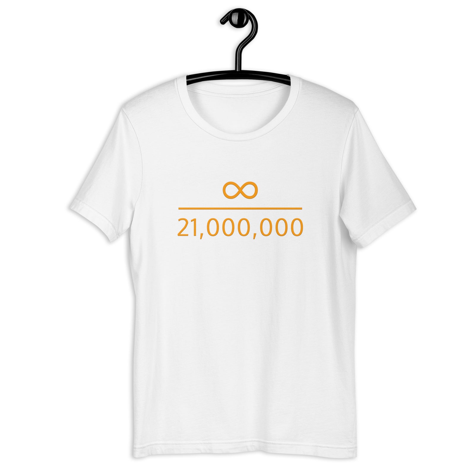 Infinity Divided by 21 Mio Bitcoin Women’s Basic Organic T-Shirt