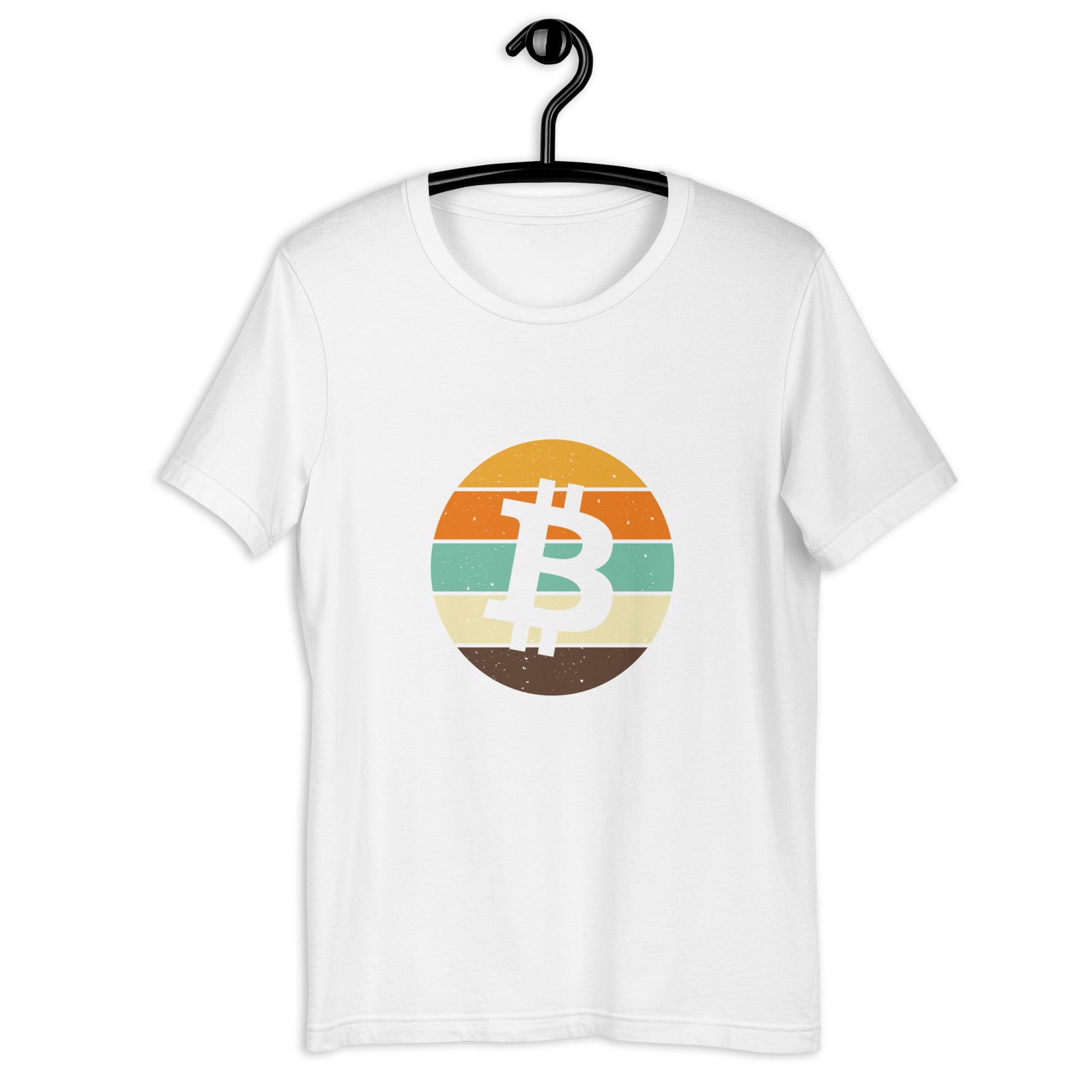 Bitcoin Retro Basic Bio-T-Shirt für Frauen