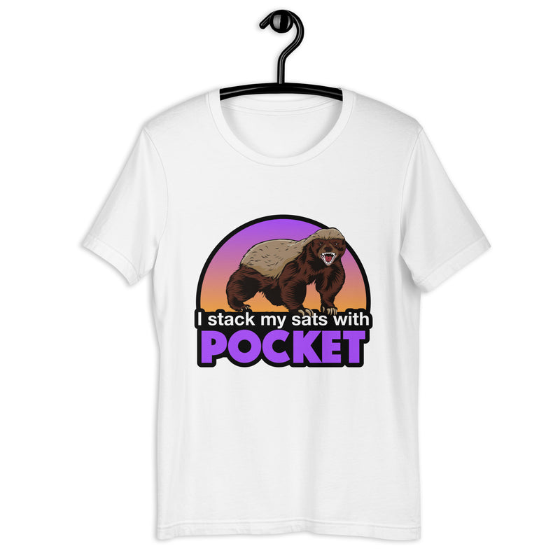 Pocket Bitcoin Honeybadger Women’s Basic Organic T-Shirt