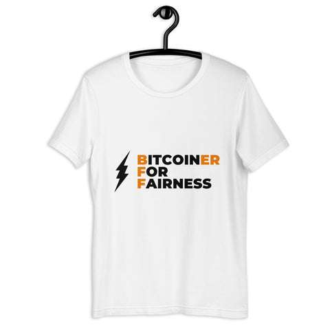 Bitcoiner For Fairness Women’s Basic Organic | Bitcoin T-Shirt