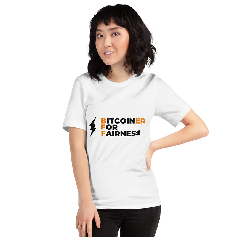 Bitcoiner For Fairness Women’s Basic Organic | Bitcoin T-Shirt