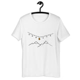 Bitcoin Christmas Mountains Women’s Basic Organic T-Shirt