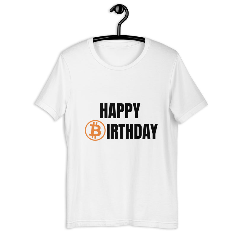 Happy Birthday Bitcoin Women’s Basic Organic T-Shirt