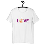 Bitcoin LOVE Basic Bio-T-Shirt für Frauen