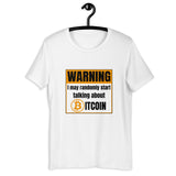 Bitcoin Warning Basic Bio-T-Shirt für Frauen