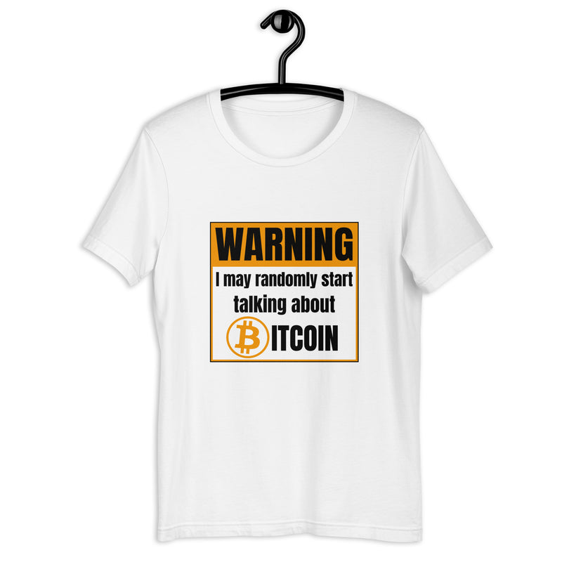 Bitcoin Warning Women’s Basic Organic T-Shirt