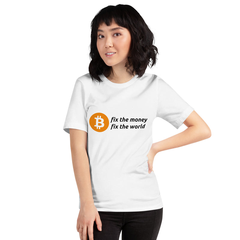 Bitcoin Fix the Money Women’s Basic Organic T-Shirt