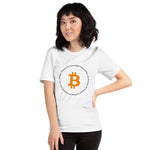 Bitcoin Symbol Basic Bio-T-Shirt für Frauen