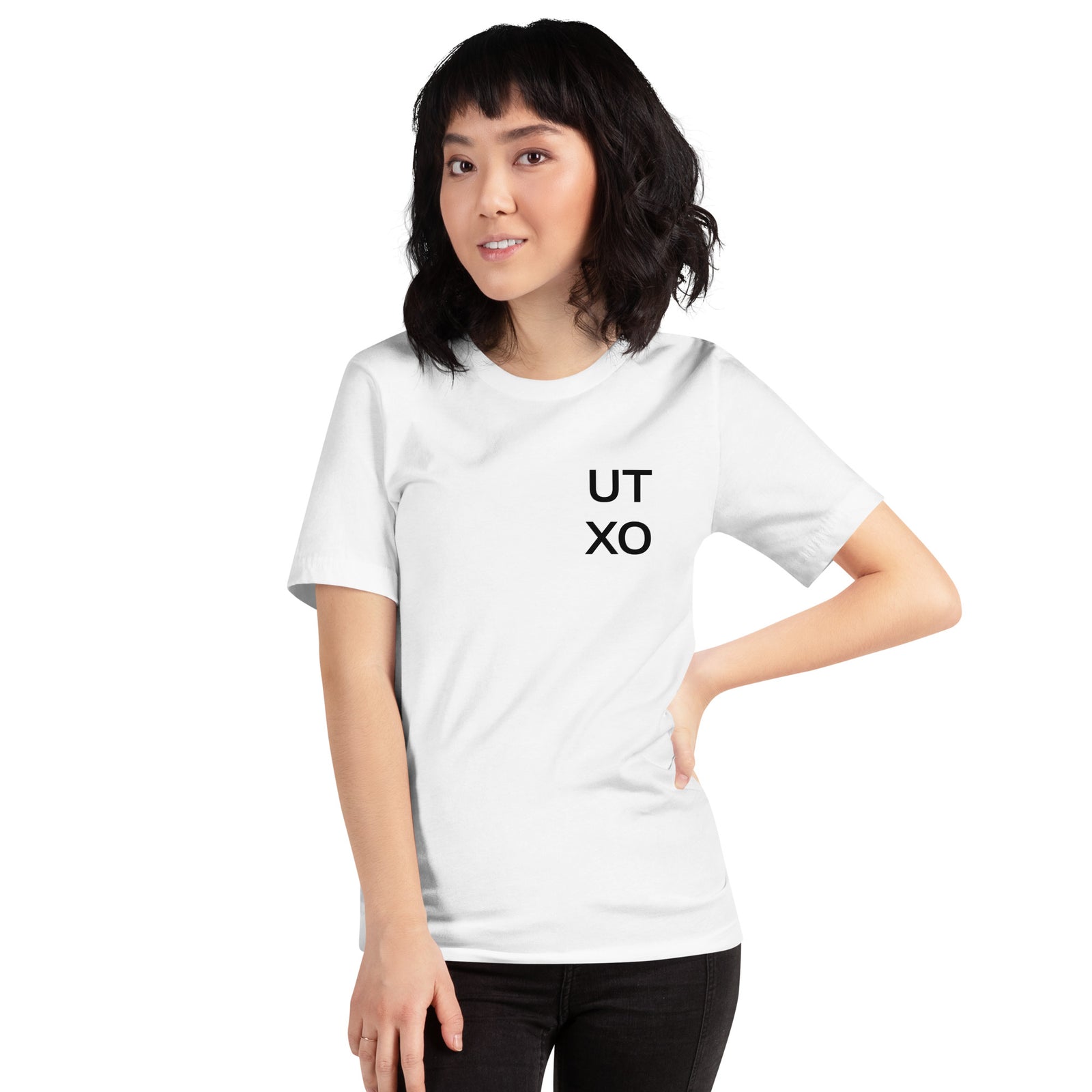 Bitcoin UTXO Basic Bio-T-Shirt für Frauen