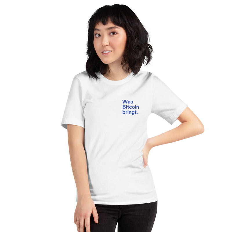 Was Bitcoin bringt. Women’s Basic Organic T-Shirt