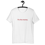 Fix the money. Basic Bio-T-Shirt für Frauen