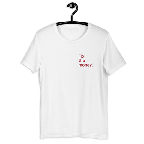 Fix the money. Basic Bio-T-Shirt für Frauen